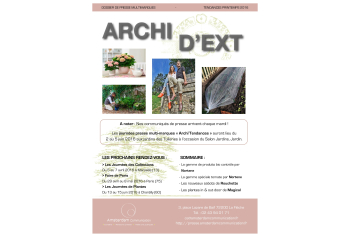 ARCHID'EXT - Salle de presse - Amsterdam Communication