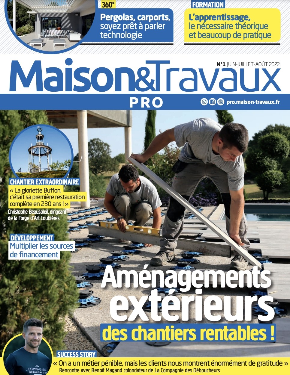 En couverture de magazine